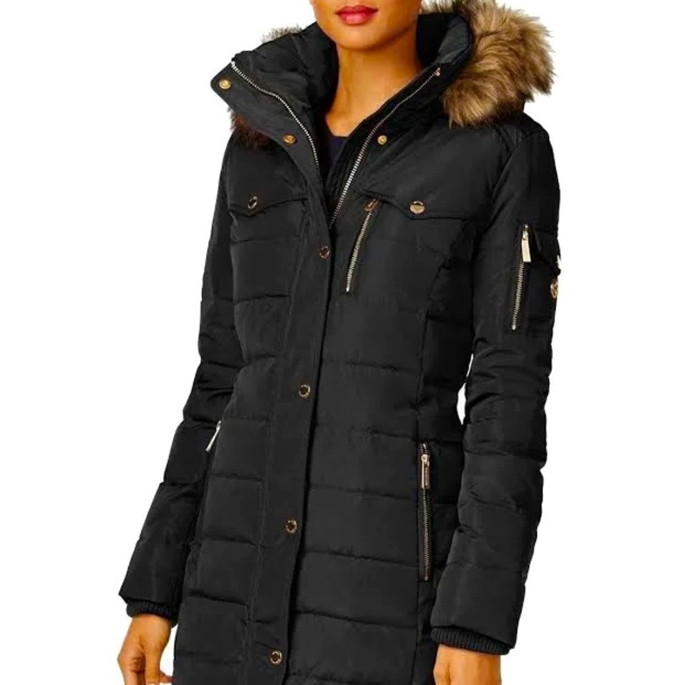 Michael Kors Women’s Winter Coat w/ Zip-Out Hood